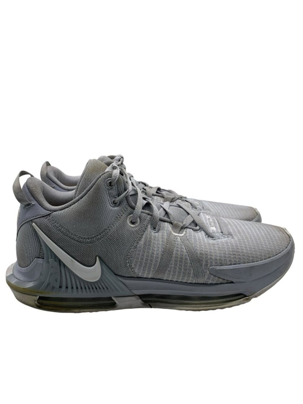 Mens Size 15 Nike Lebron Witness 7 TB Wolf Grey Basketball Shoes DZ3299 002